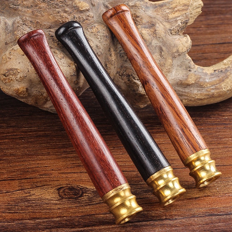 Smoking & Vaping Accessories - ที่ใส่บุหรี่ขนาด 73 มม. สำหรับหลอดบุหรี่แบบหนาและบาง สามารถทำความสะอาดไส้กรองได้ ตัวกรองปากสูบโลหะสำหรับผู้ชาย