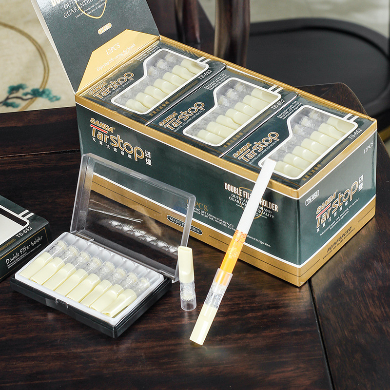 Smoking & Vaping Accessories - 96 ชิ้น ฟิลเตอร์บุหรี่แบบใช้แล้วทิ้งขนาด 8 มม. ที่ใส่บุหรี่แบบพกพา