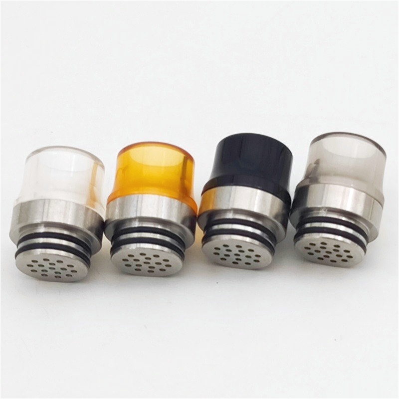 Drip Tip Resin - หัวดูดแบบมีรูตรงกลางขนาด 810 มม. 1 ชิ้น พร้อมตัวกรองรูด้านล่าง