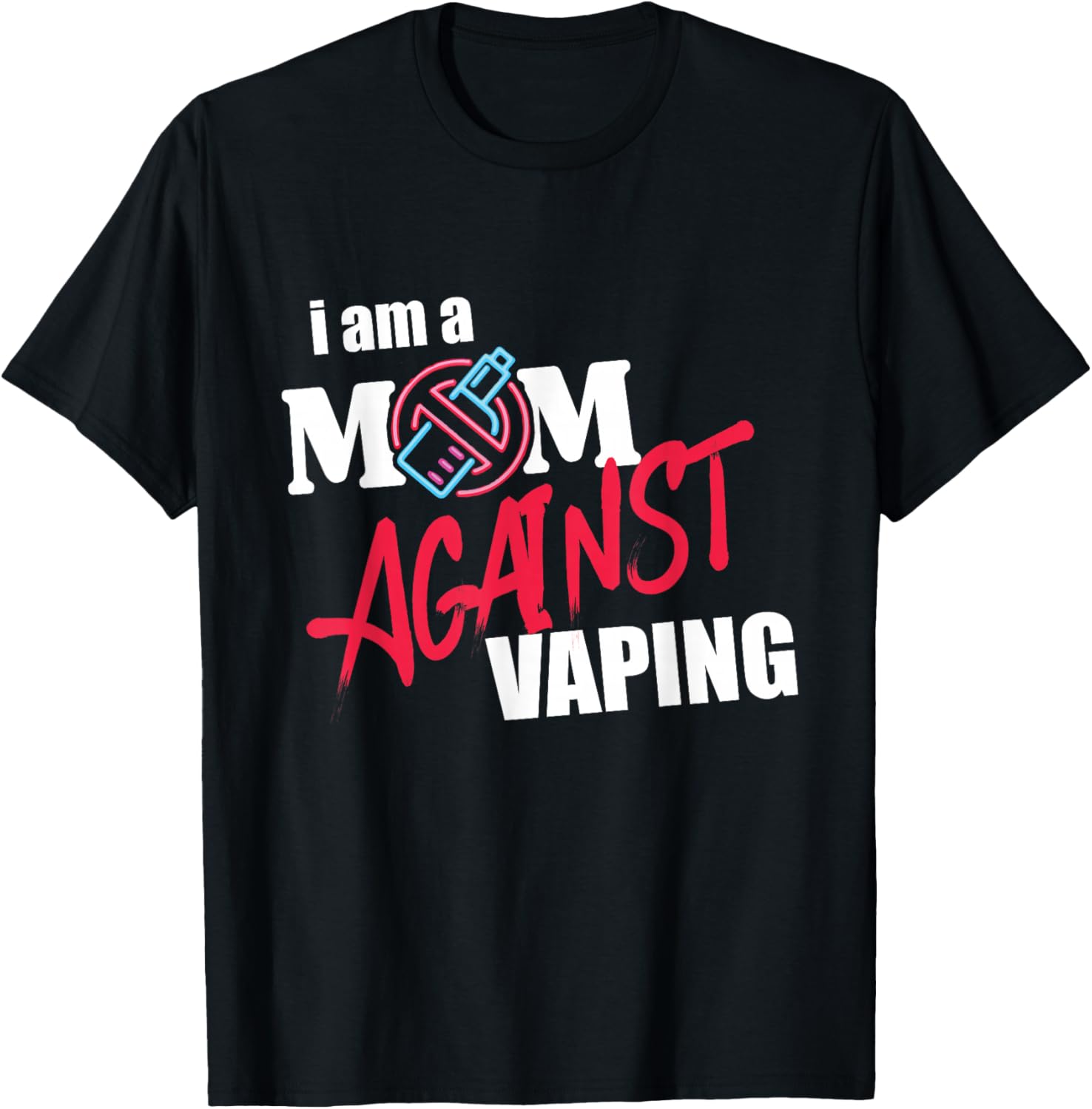 Vaping Shop - เสื้อยืดลายกราฟิกแม่ต่อต้านการสูบบุหรี่ไฟฟ้าเสื้อยืดแขนสั้นผู้สนับสนุนต่อต้านการสูบบุหรี่ไฟฟ้าผ้าฝ้ายระบายอากาศได้