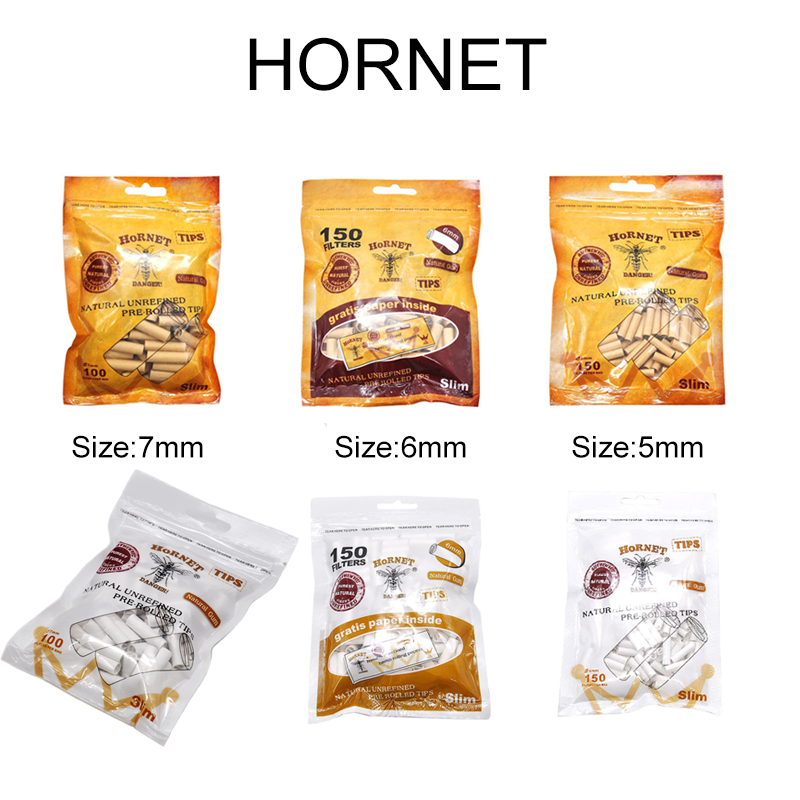 Weed Vaping Accessories - HORNET DANGER ไส้กรองบุหรี่แบบธรรมชาติ ขนาด 5 มม./6