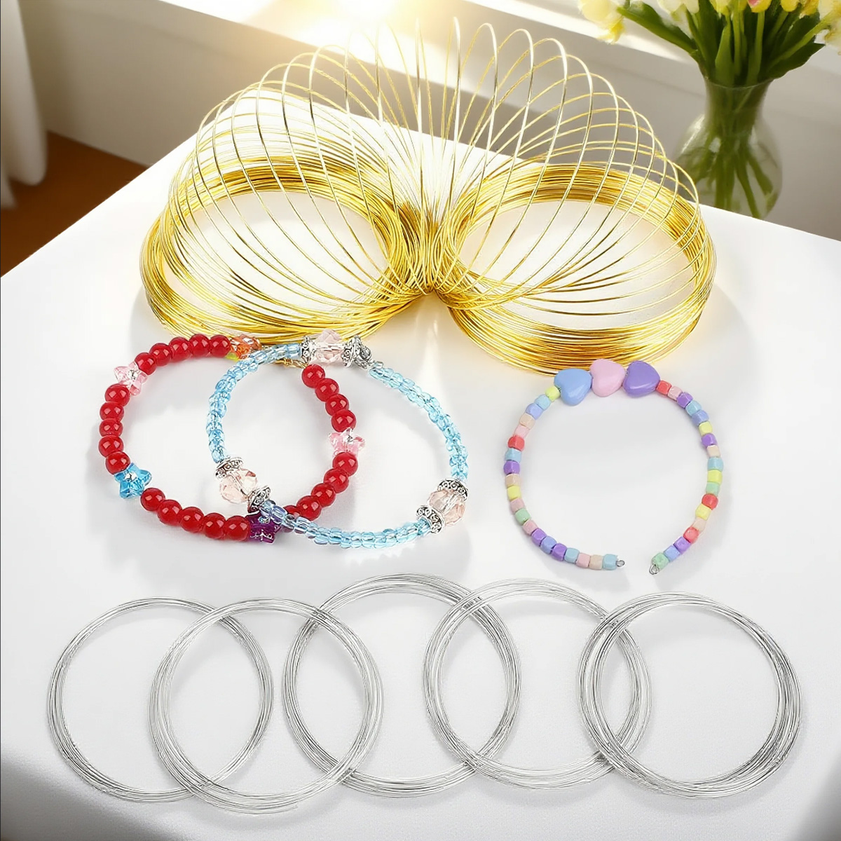 Coil Building Kit - ลวดเมมโมรี่ไวร์สแตนเลส 0.6 มม. ขด 100 รอบ