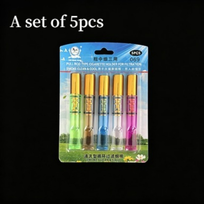 Smoking & Vaping Accessories - 2/4 ชุด ฟิลเตอร์บุหรี่แบบคลาสสิก หนาและบาง ช่วยลดการเกิดขี้ผึ้ง สำหรับการสูบบุหรี่เพื่อสุขภาพ
