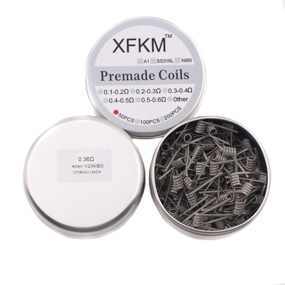 NEW XFKM 100 ชิ้น/กล่อง NI80/A - Clapton Wire Pre Built บทวิจารณ์และราคา