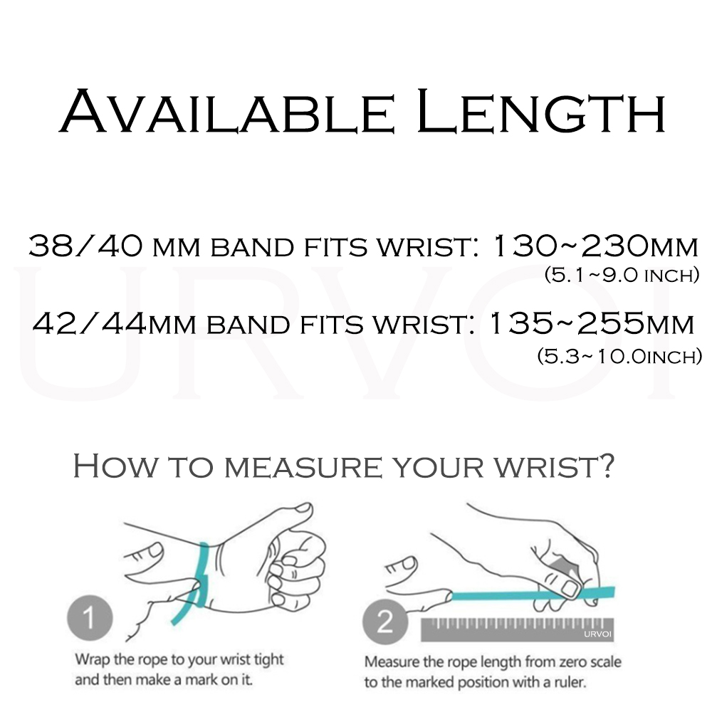 สายนาฬิกา URVOI แบบตาข่าย สำหร - Mesh Coil Strip บทวิจารณ์และราคา