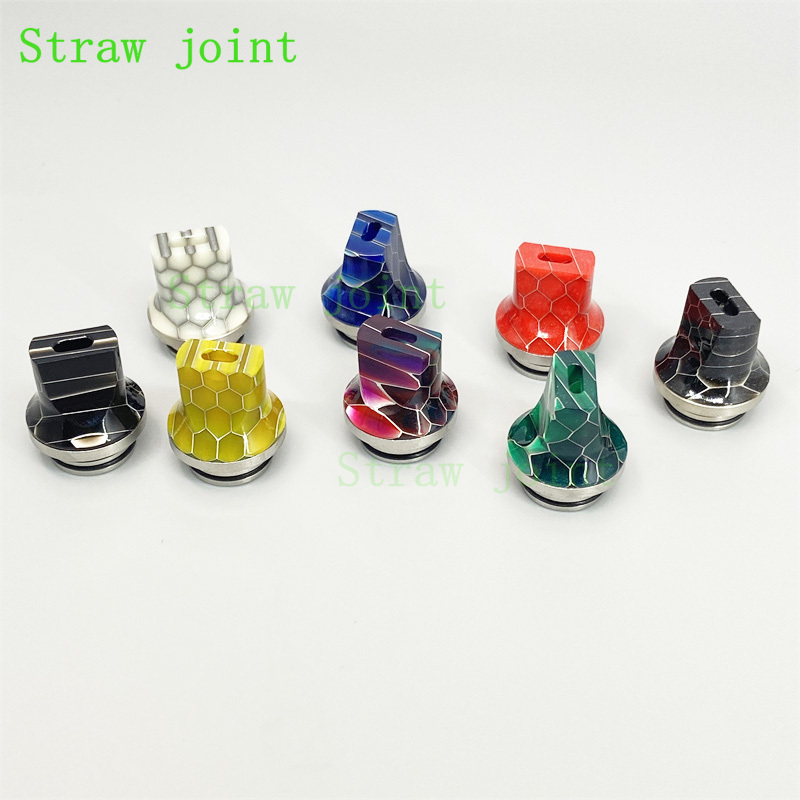 ข้อต่อหลอดสแตนเลสปากแบน810 1ชิ - Drip Tip Resin บทวิจารณ์และราคา