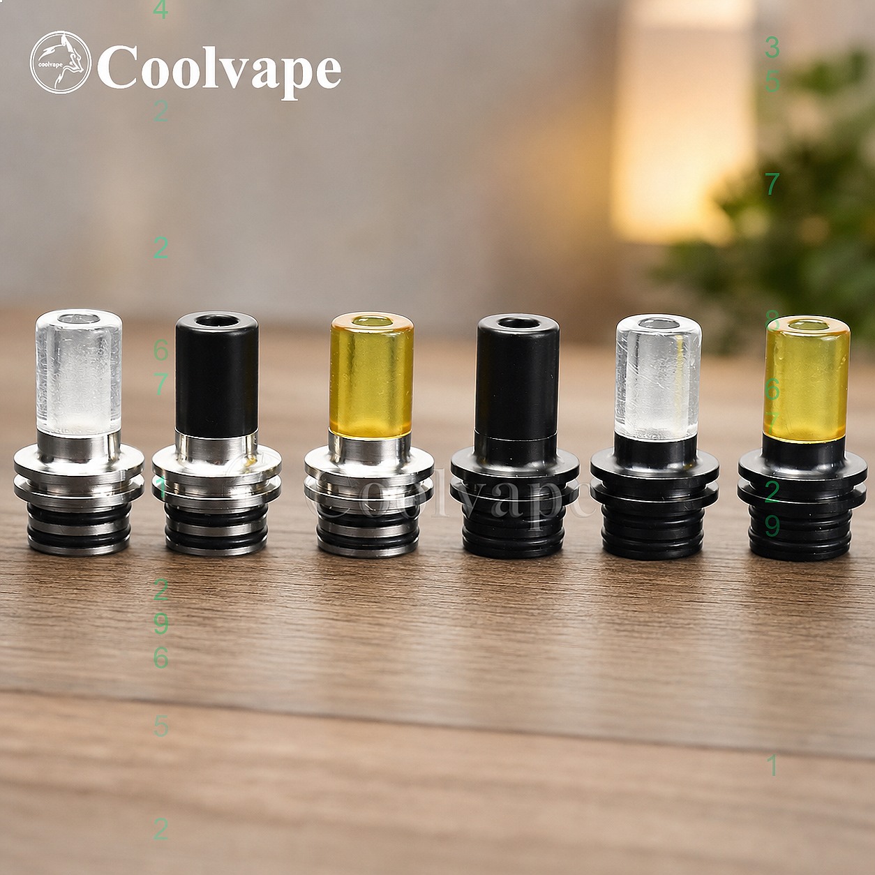 510 MTL Drip Tip ปากเป่าทนความ - Vaping Area บทวิจารณ์และราคา