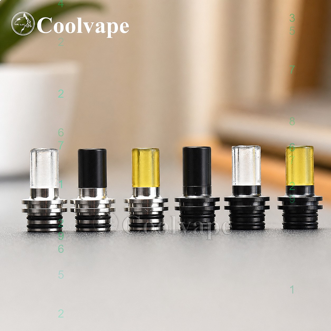 510 MTL Drip Tip ปากเป่าทนความ - Vaping Area บทวิจารณ์และราคา