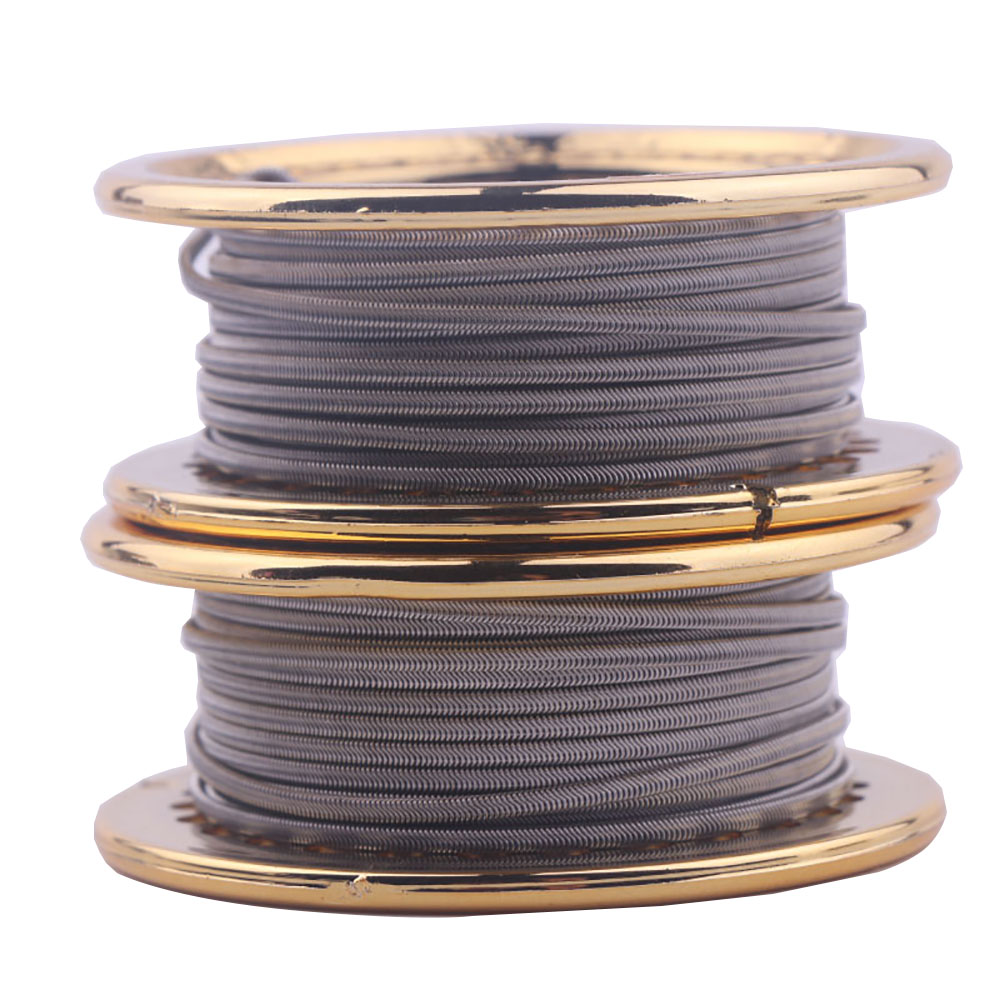 XFKM 5M/ม้วน NI80/A1/SS316L Al - Clapton Wire Pre Built บทวิจารณ์และราคา