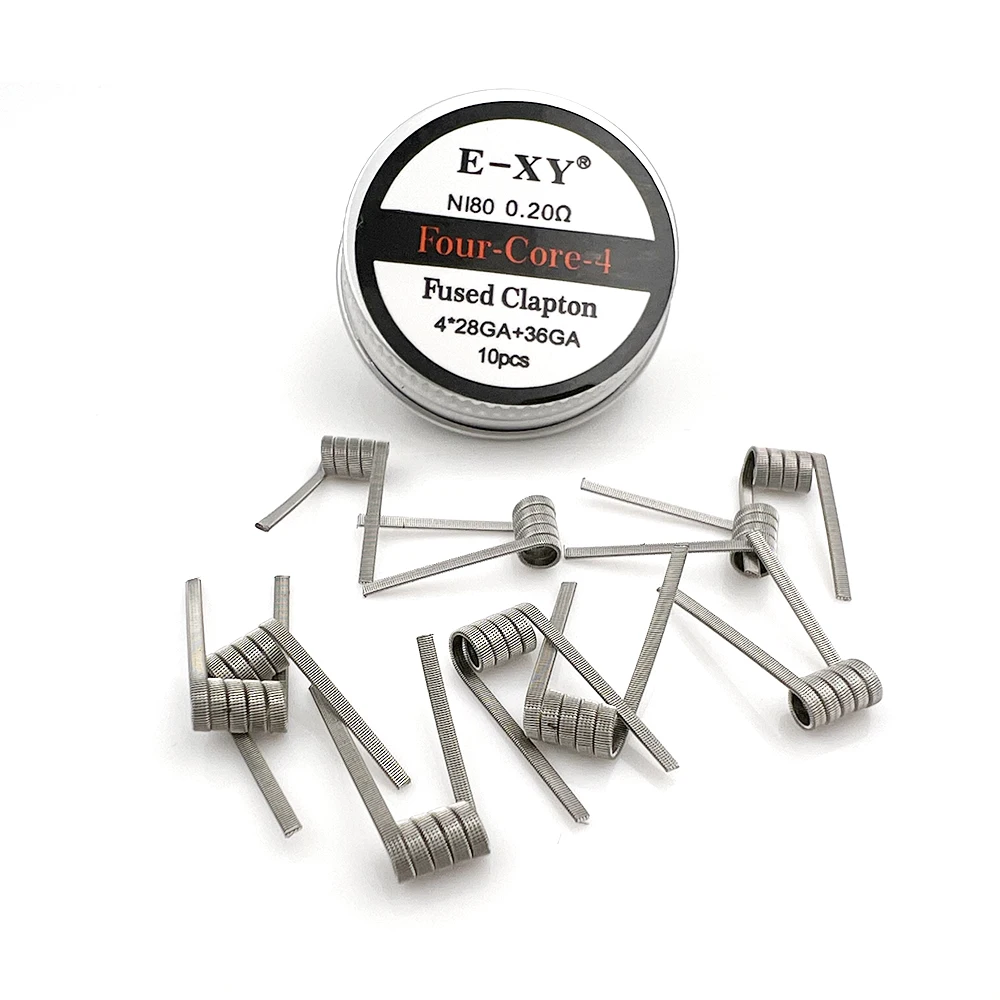 10 ชิ้น/กล่อง Ni80 ที่สร้างไว้ - Clapton Wire Pre Built บทวิจารณ์และราคา