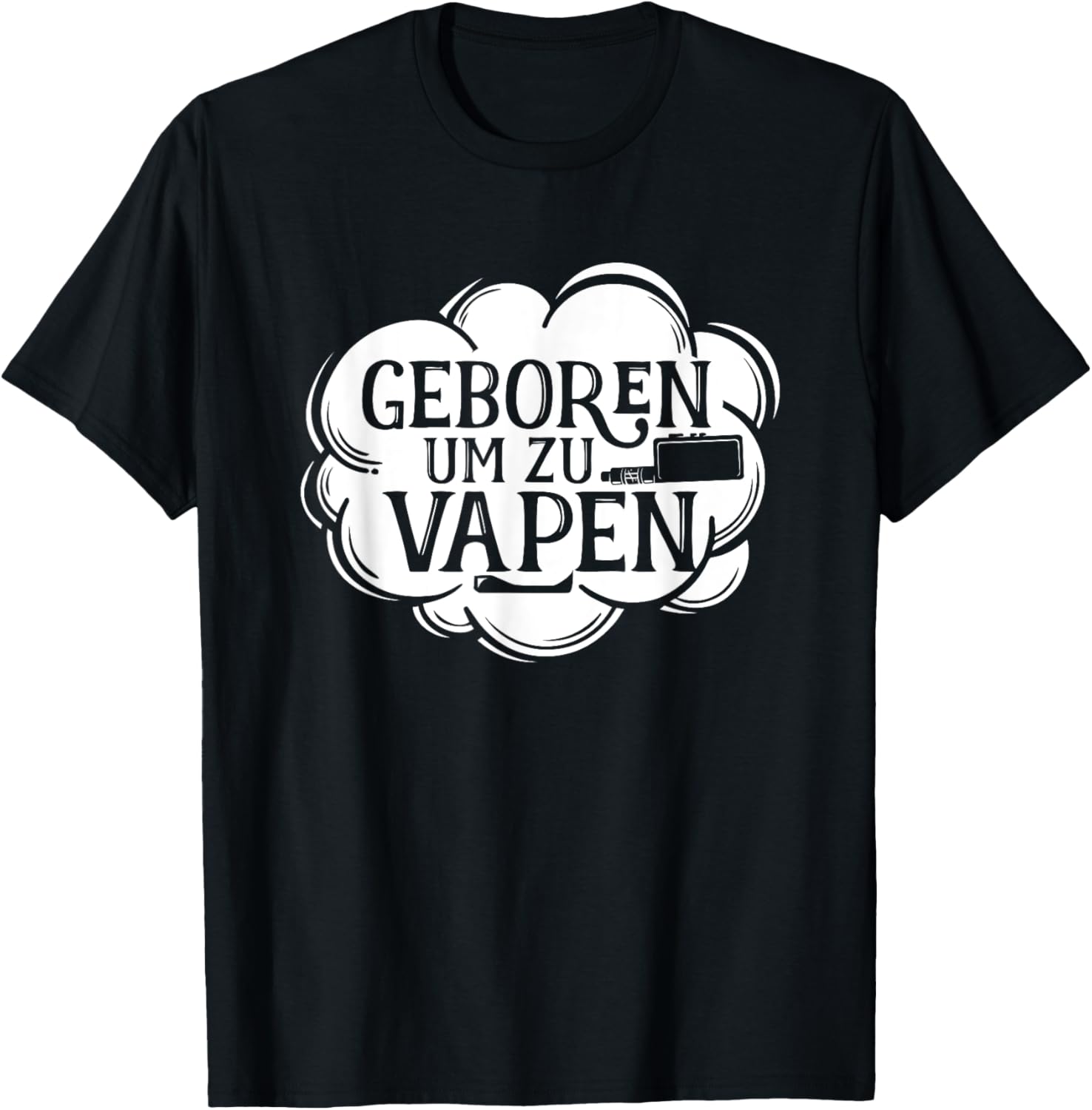 เสื้อยืดคอกลมแขนสั้นลายกราฟิก  - Vaping Shop บทวิจารณ์และราคา