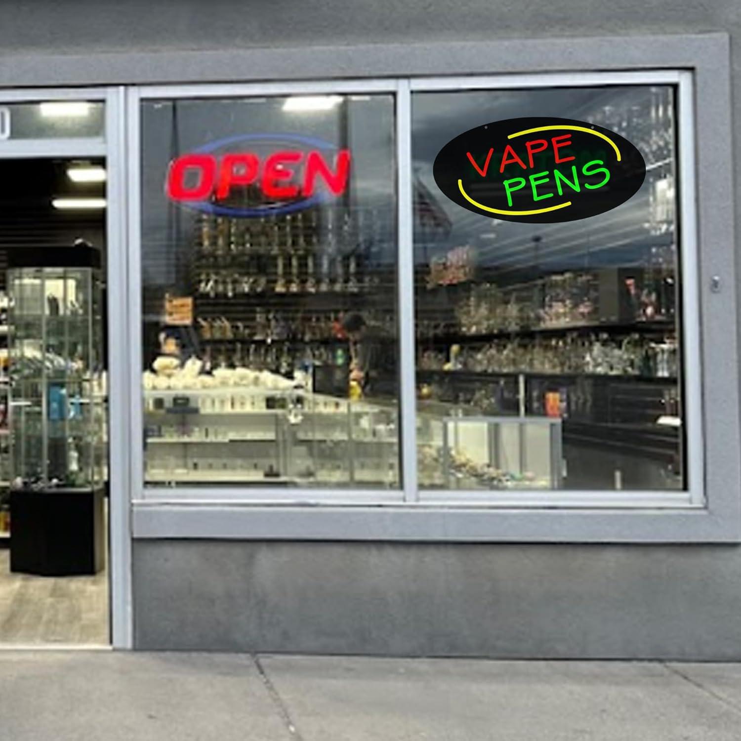 ป้ายไฟนีออนรูปปากกาสำหรับร้านข - Vaping Shop บทวิจารณ์และราคา