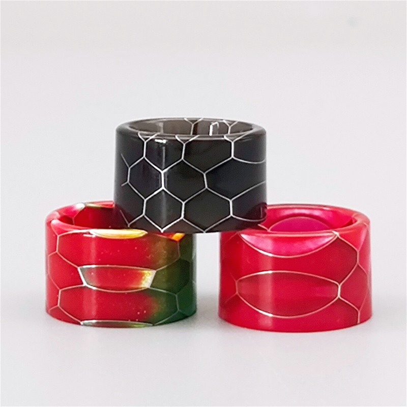 หัวดรอปเรซิ่นลายหนังงู 1 ชิ้น  - Drip Tip Resin บทวิจารณ์และราคา