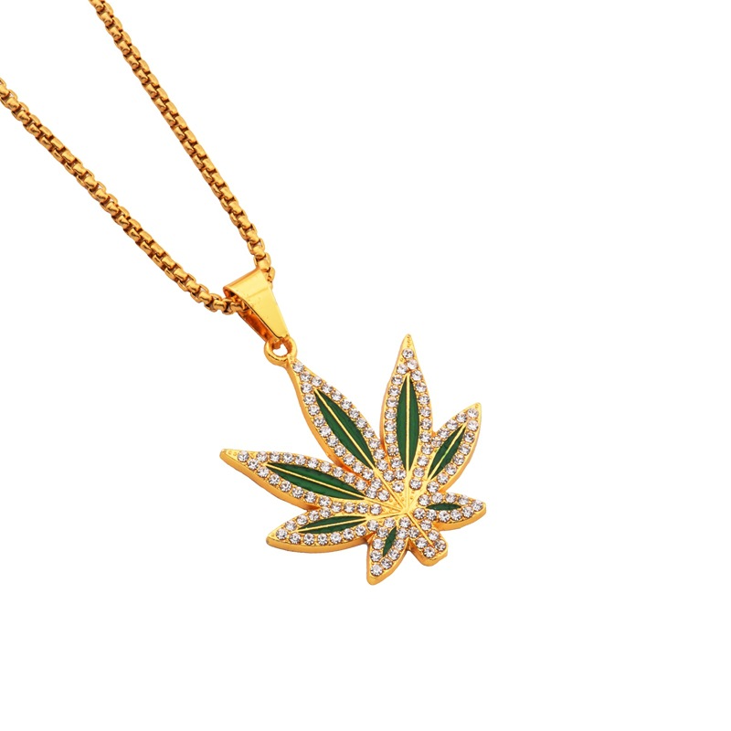 Rhinestone วัชพืชจี้สร้อยคอผู้ - Dry Herb Vaping Accessories บทวิจารณ์และราคา