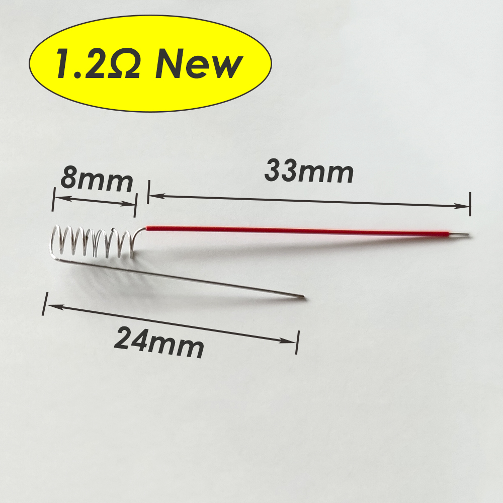50/100pcs ความต้านทาน A1 1.2oh - Coil Building Kit บทวิจารณ์และราคา