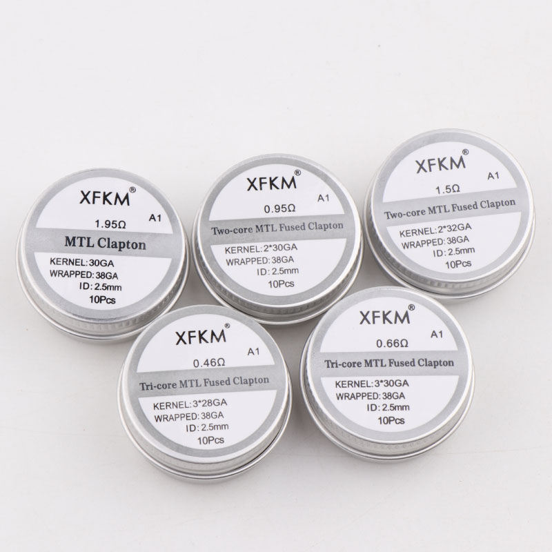 ใหม่ XFKM 10 ชิ้น/กล่อง NI80/A - Clapton Wire Pre Built บทวิจารณ์และราคา