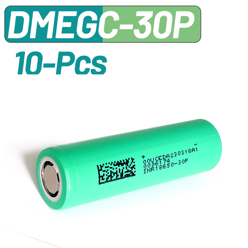 10PCS DMEGC 30P INR18650 3000m - Vape Battery 18650 บทวิจารณ์และราคา