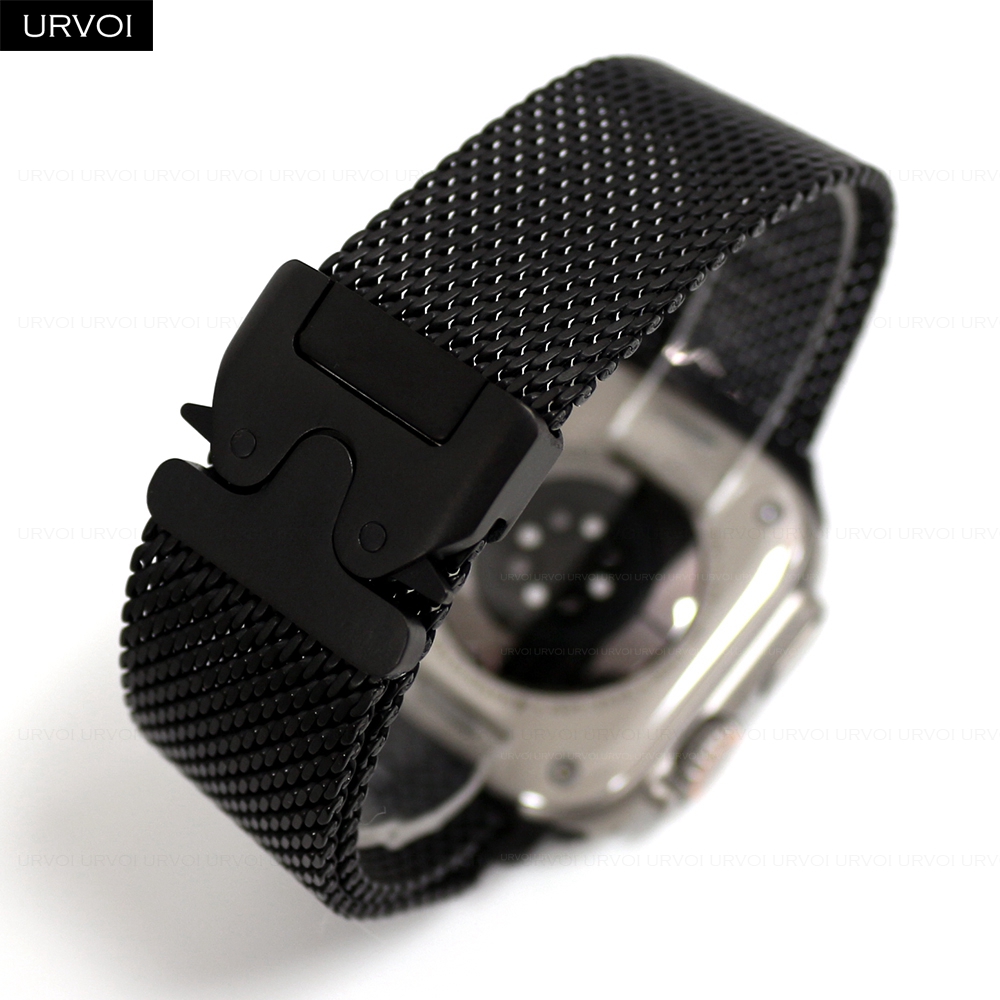 สายนาฬิกา URVOI ไทเทเนียมแบบ M - Mesh Coil Strip บทวิจารณ์และราคา
