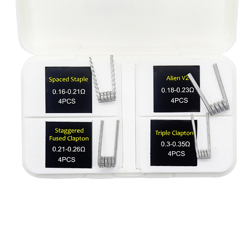 16pcs NI80 Fused Clapton ที่สร - Clapton Wire Pre Built บทวิจารณ์และราคา