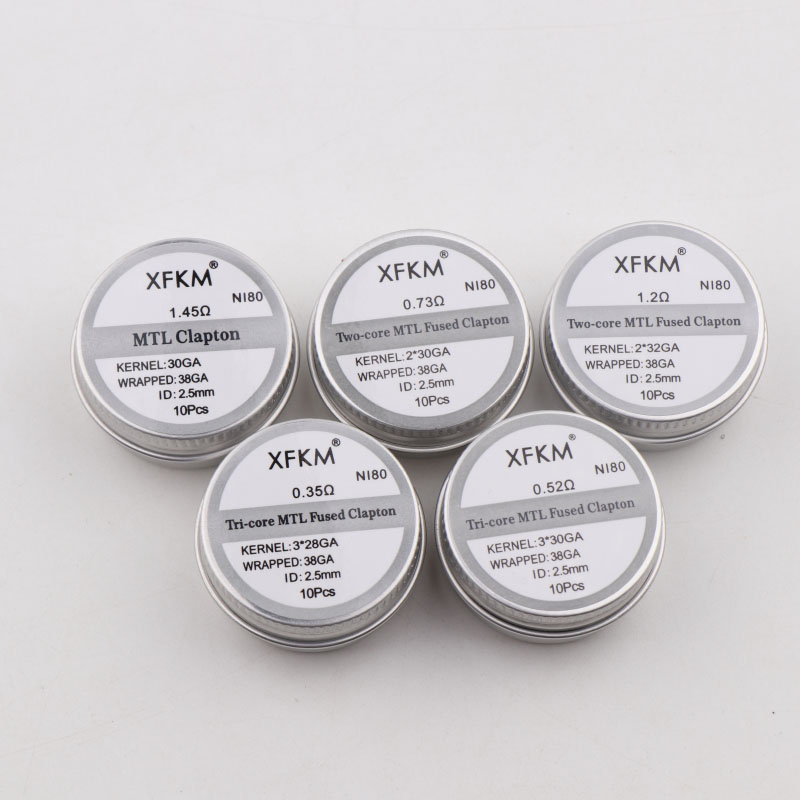 ใหม่ XFKM 10ชิ้น/กล่อง NI80/A1 - Clapton Wire Pre Built บทวิจารณ์และราคา