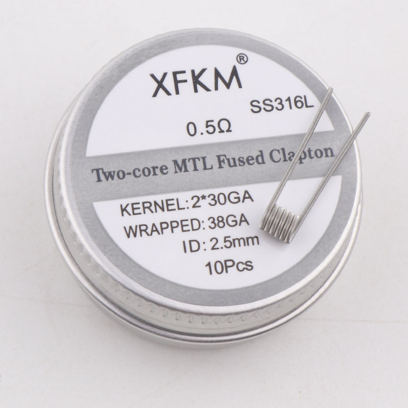 ใหม่ XFKM 10ชิ้น/กล่อง NI80/A1 - Clapton Wire Pre Built บทวิจารณ์และราคา